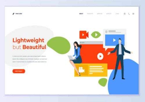 light weight website design service in Ottawa